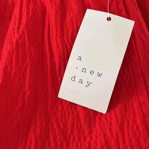 Women's Maxi Picnic A-Line Skirt - A New Day™ Red M new 🆕 - Picture 5 of 7